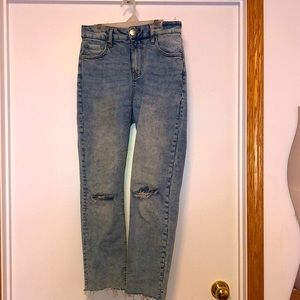 Urban Planet High Rise Slim Straight Jeans